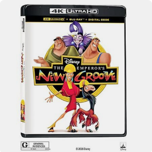 $18.33 | The Emperor's New Groove (4K Ultra HD + Blu-ray + Digital 4K) at Amazon