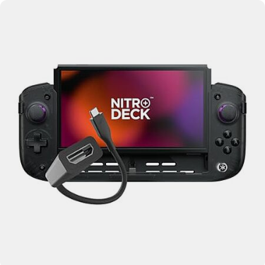 $49.99* | CRKD Nitro Deck+ Handheld Pro Controller for Nintendo Switch (Black or White) at Amazon