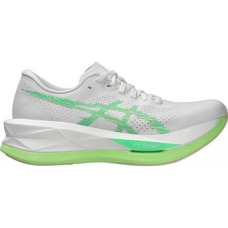 ASICS Women's SONICBLAST Running Shoes (White/Vital Green)