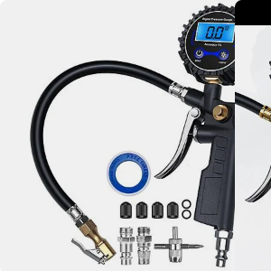 DigitPro Digital Tire Pressure Gauge w/ Inflator