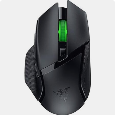 [Resale, AC] $33.67 | Razer Basilisk V3 X HyperSpeed Customizable Wireless Gaming Mouse (Used - Like New) at Amazon