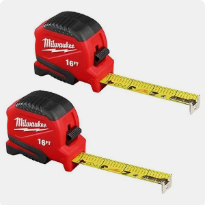 YMMV 16ft Compact Tape Measure 2-Pack $4.60